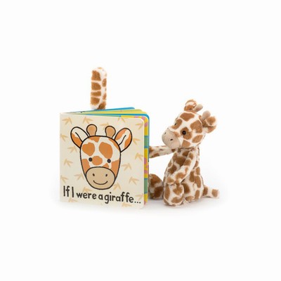 Jellycat If I Were A Giraffe and Bashful Giraffe Small Australia | 081673BET